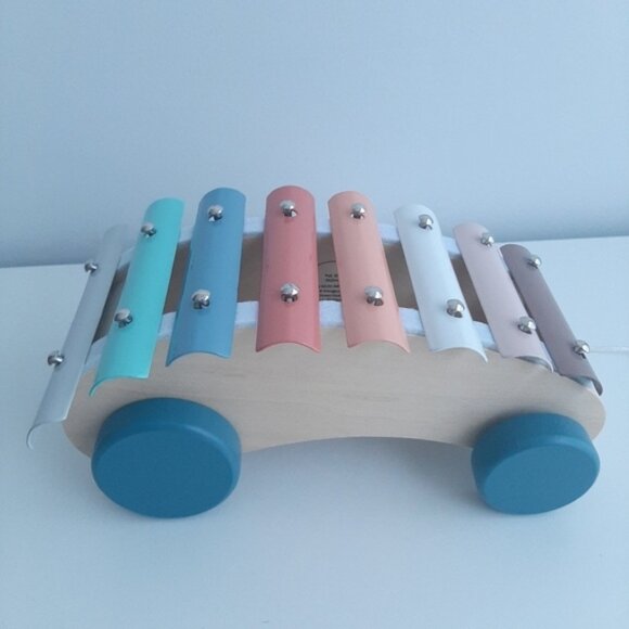 Little Tribe Pull Along Car With Xylophone - Picture 7 of 14